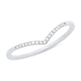 0.05ct 14k White Gold Diamond Lady's Ring